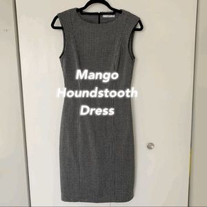 Mango Houndstooth Dress